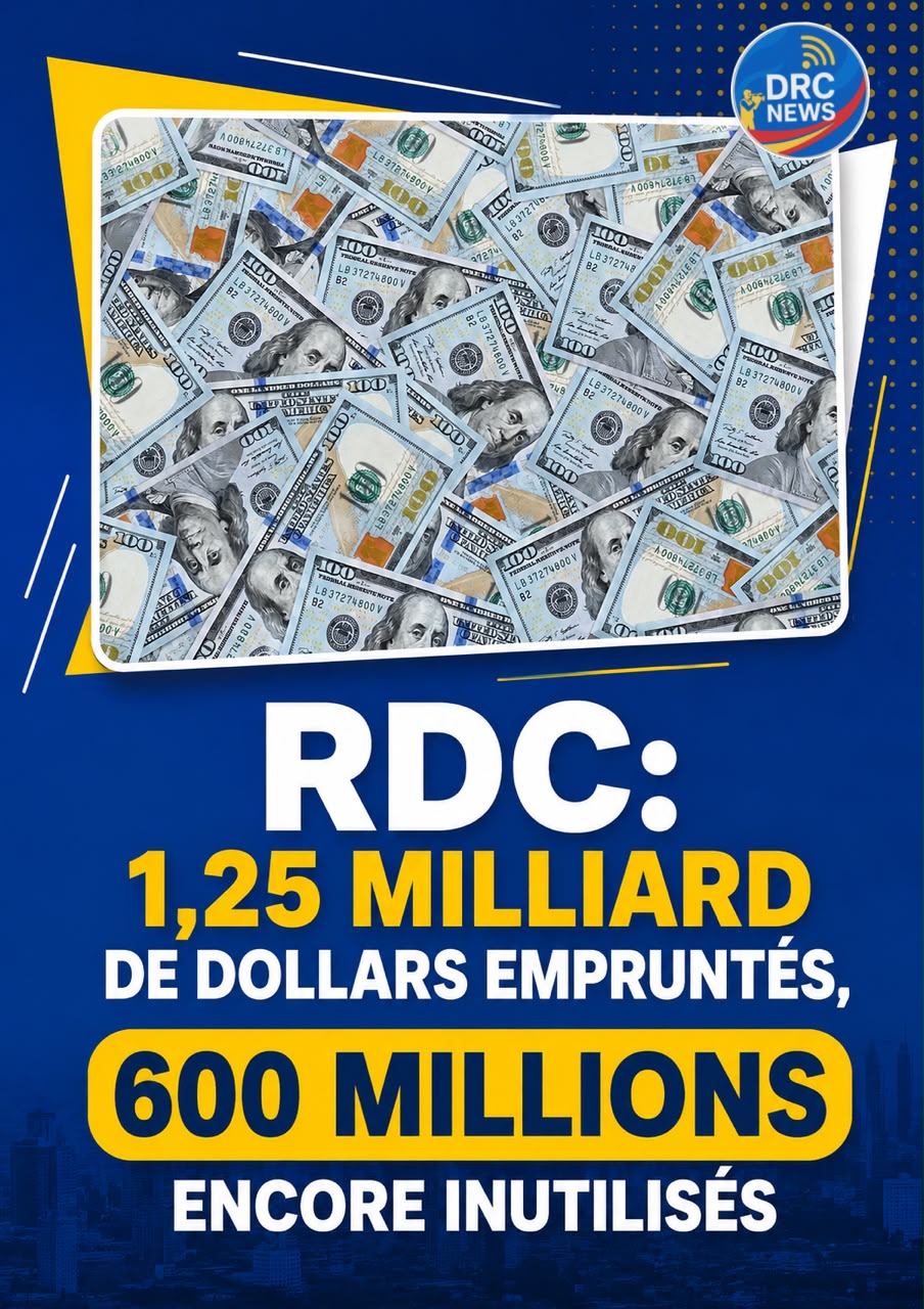 RDC : 1,25 milliard de dollars empruntés, mais 600 millions encore inutilisés